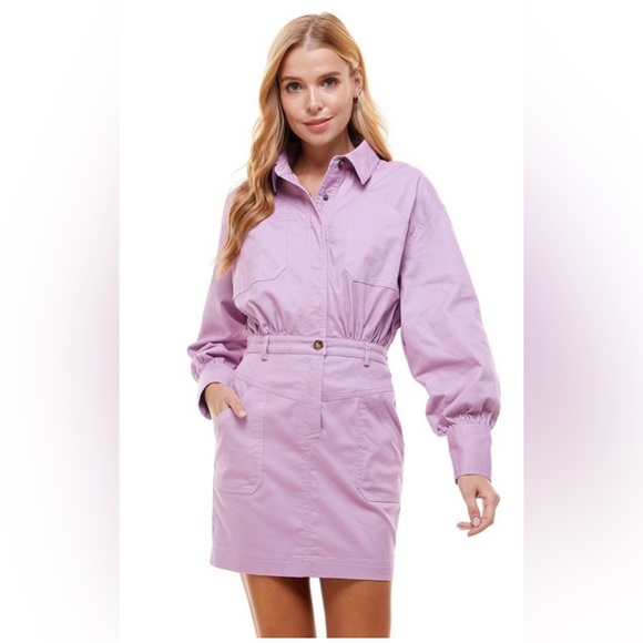 NWT TCEC Wight Elephant snap dress. Size M - Picture 3 of 13